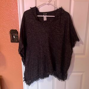 Blue and gold Truehitt poncho. Size Medium/Large